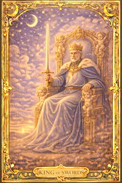 Swords King 카드 이미지