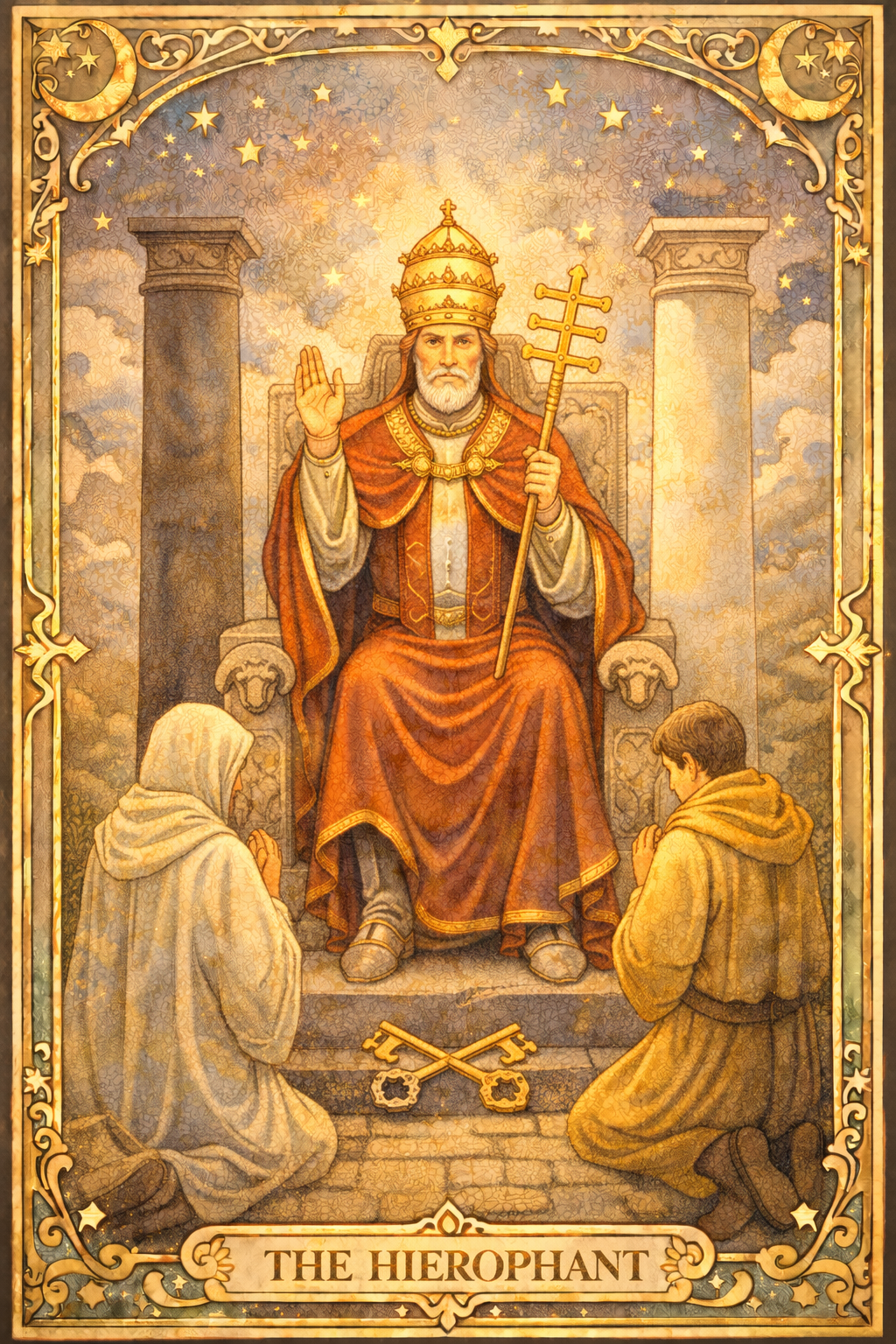 The Hierophant 카드